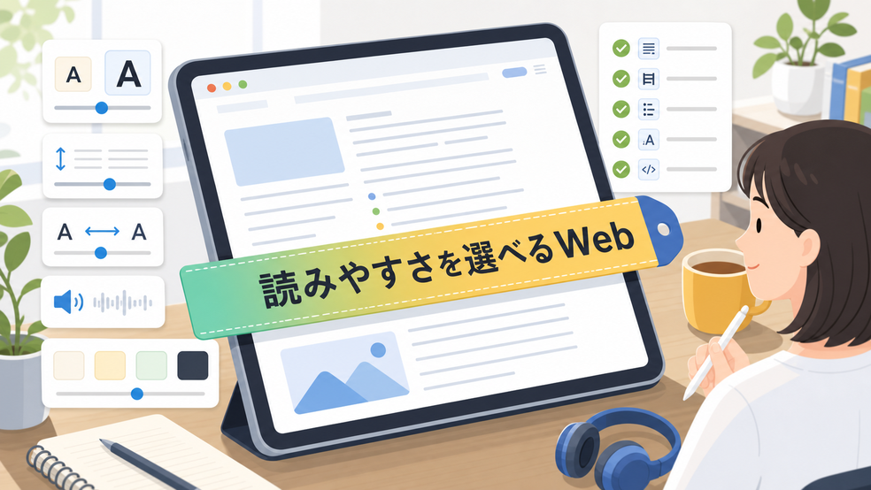 ディスレクシア（読字障害）の方にも読みやすいWebサイトの作り方