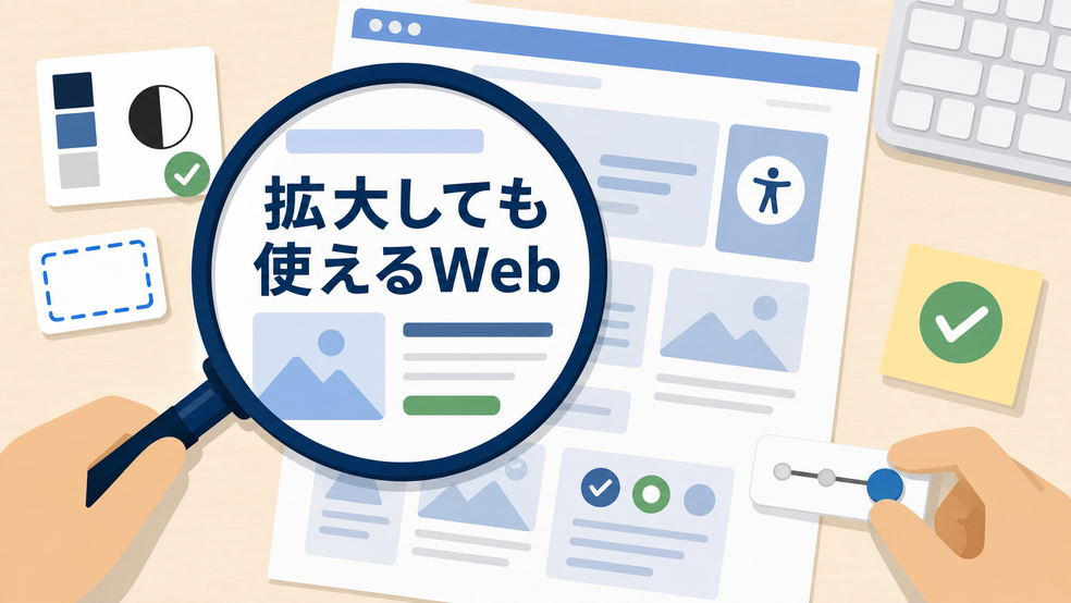 ロービジョン（弱視）の方に配慮したWebサイトの作り方